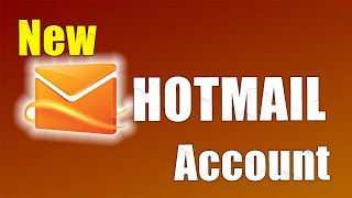 How To Create a Hotmail Account [upl. by Ymmij]