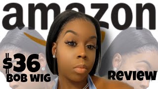 Amazon Bob wig review  install feat USEXY [upl. by Gunning403]