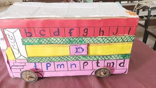 Educational Bus  Taleemi Bus  Words formation with three letters [upl. by Cioban693]