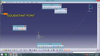 SKETCHER  profile tool bar commands CATIA V5 [upl. by Nylle]