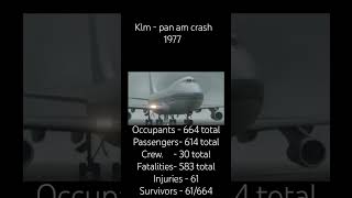 panam  klm crash tenerife airport disaster 1977 [upl. by Drhacir]