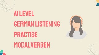 Modalverben in 2 MinutesA1 Level German Listening Practise with English Translation [upl. by Germaun461]