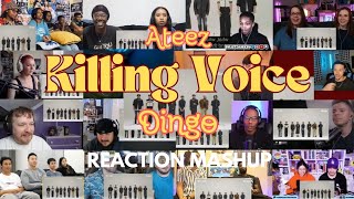 ATEEZ 에이티즈 DINGO KILLING VOICE REACTION MASHUP [upl. by Umeko]