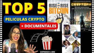 TOP 5 películas y documentales de BITCOIN y FINANZAS para PENSAR🍿 [upl. by Tiram]