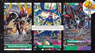 TOP 4 tyrantkabuterimon insectoid  Argentina Open Qualy 2024 decklist Digimon TCG BT16 [upl. by Ecineg397]