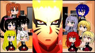 High school dxd react to naruto uzumaki  part  8  part  9  Gacha club [upl. by Ennagroeg263]