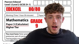 GCSE Maths Edexcel Paper 3 Higher in 20 Minutes How to get a Grade 9 [upl. by Nolyag1]