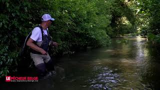 Peche à la mouche en petite rivière [upl. by Blinni]