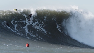 This Might Be the Prettiest Footage of Surfing Giant Mavericks Weve Ever Seen  The Inertia [upl. by Clava340]