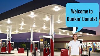 GAS STATION COPIES DUNKIN DONUTSpreparing for Niagara Falls Boston and Vermont [upl. by Akima456]