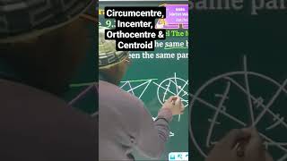 circumcenter incenter orthocenter centroid shorts education viral orthocentre [upl. by Sherfield389]