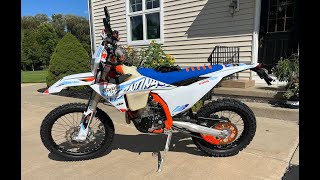 My 2024 KTM EXCF 500 Six Days Dual Sport 358 [upl. by Swec985]