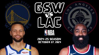 Golden State Warriors vs Los Angeles Clippers Full Game Highlights  Oct 27  202425 NBA Season [upl. by Buyse921]