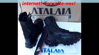 Coturno ATALAIA TROLLER ORIGINAL Barato R 11900 Bota EXTRALEVE Militar com BRILHO e com ZÍPER [upl. by Anrev]