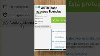 como poner licencia nod 32 shorts shortsvideo viral licencias fyp fypシ 2023 [upl. by Aleyak]