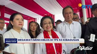 Statement Megawati Soekarno Putri Usai Nyoblos  Pemilu 2024 [upl. by Post]