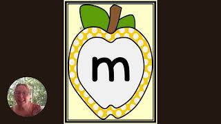 Learn Lowercase Letters with Fall Yellow Polka Dot Apple Flashcards  Fun Alphabet Practice for Kids [upl. by Anoiek541]