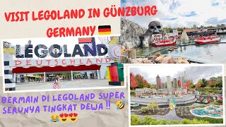 Visit Legoland Günzburg Germany PART1 Bermain di Legoland serunya super tingkat dewa [upl. by Renae524]