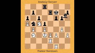 Viktor Korchnoi vs Anatoly Karpov  World Championship Match 1978 chess [upl. by Enerol502]