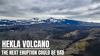 All About Hekla Volcano in Iceland  The New Eruption Pattern and New Drone Footage [upl. by Othilia]