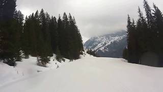 Hochkönig  Dienten Piste 13 Familienabfahrt Zachhofalm [upl. by Middendorf230]