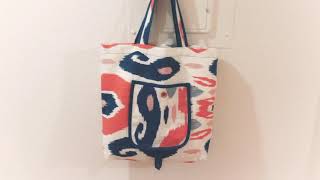 Foldable Shopping Bag DIY Make Eco BagTote Bag [upl. by Ianahs574]