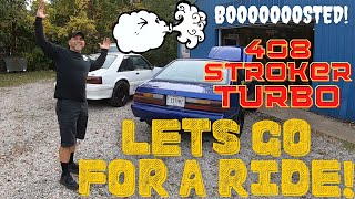 First Drive in YEARS 408 Stroker TURBO w T56 Magnum  My Reaction TELLS ALL [upl. by Ytirahs]