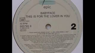 Babyface  This Is For The Lover In You Trackmasters Remix [upl. by Ailaroc864]