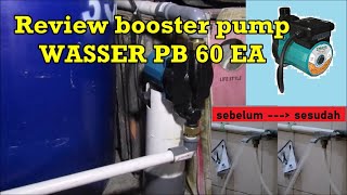 Review Pompa Booster Wasser PB 60 EA [upl. by Kafka]