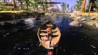 Skyrim MOD Finally Real Boats [upl. by Auqinehs]