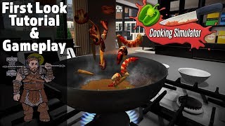 Cooking Simulator  First Look Tutorial amp Gameplay [upl. by Mcquoid]