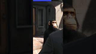 Lamar Roasts Franklin With Monkey shorts shortsvideo gaming games [upl. by Birdella]