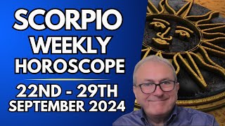 Scorpio Horoscope  Weekly Astrology 23rd to 29th September 2024 [upl. by Aitra]