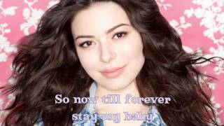 Miranda Cosgrove  Stay My Baby Karaoke Instrumental Lyrics [upl. by Peck]