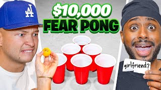 YOUTUBER 10000 FEAR PONG vs Sharky [upl. by Adnawaj]