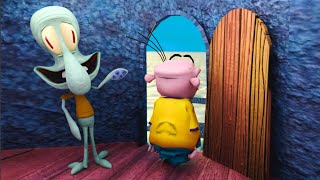 Squidward Kicks Ed Edd n Eddy Out of His House [upl. by Hendry]