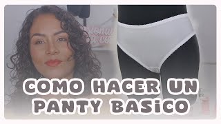 Como Hacer Un Panty Básico Para Dama pantybasico apasionadasporlacostura tutorialesdecostura [upl. by Tim156]