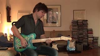 Fender Telecaster blue paisley Japan [upl. by Race]