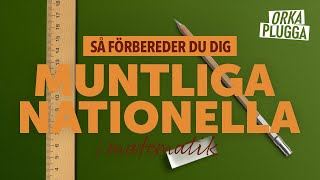 Så förbereder du dig inför muntliga nationella i matematik [upl. by Namsaj]