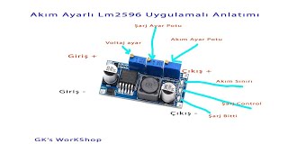 LM2596 Sabit Gerilim  Sabit Akım Modülü LM2596 Constant Voltage  Constant Current Module [upl. by Eigram]