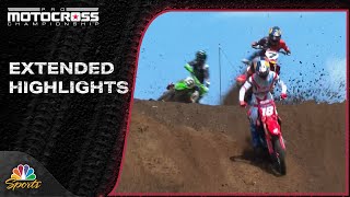 Pro Motocross EXTENDED HIGHLIGHTS Round 11 at Ironman  82623  Motorsports on NBC [upl. by Gabriellia]