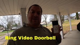 VLOG  122623  Installing Ring DoorbellCamera [upl. by Werda]