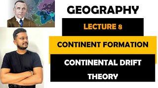 8 Continental Drift Theory  Alfred Wegener  Geography [upl. by Eiralc]