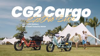 CG2 Electric Cargo Bike – Family Meets Versatility [upl. by Selmore96]