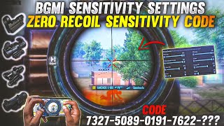 NEW UPDATE 33 🔥BEST SENSITIVITY CODECONTROL SETTINGS BGMIPUBG MOBILE  BGMI AFTER UPDATE 33 [upl. by Ange]