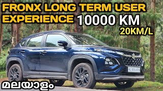 Maruti Fronx Delta Plus O 12L  Manual  10000 KM  LONG TERM USER REVIEW  UNDER POWERED 90 HP [upl. by Bergstein]