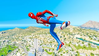 GTA 5 Epic Ragdoll GREEN SPIDERMAN VS RED MINIONVS GREEN HULK Euphoria Physics amp Funny Fails [upl. by Barbey]