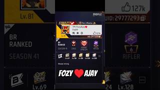 FOZY AJAY 😱tgfozyajay shortsfeed freefiremax 100k garenafreefire garenafreefire trending [upl. by Anairol598]