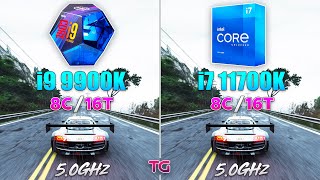 i9 9900K vs i7 11700K  Test in 9 Games [upl. by Fadiman610]