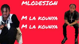 Steevy boy M la kounya feat bob cailloux lyrics [upl. by Alled483]